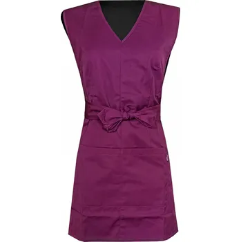 Kuchyňská zástěra ČÍŠNICKÁ ZÁSTĚRA RESTAURAČNÍ NA KRK GASTRONOMICKÁ FIALOVÁ VEL. L