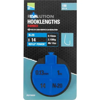 Vrták Háčky s návazcem, protihrotem Preston Revalution 10 ks