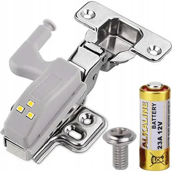 Lampička 10x LED SVĚTLO DO SKŘÍNĚ NA PANTY BATERIOVÉ SADY silné AKS