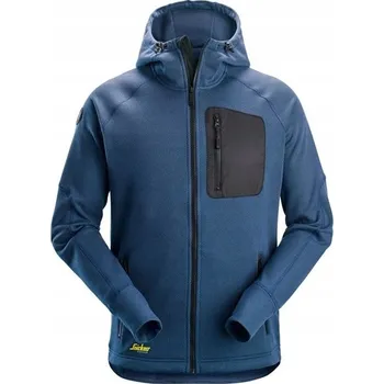 Pánská mikina SNICKERS 8041 MIKINA FLEECOVÁ FlexiWork s kapucí DEEP BLUE/BLACK L