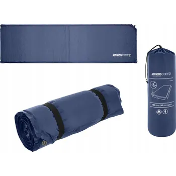 Karimatka Turistická Samonafukovací Karimatka ENERO CAMP 3 CM Matrace Skládací Tmavě Modrá