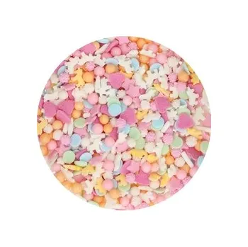 Jedlá dekorace na dort Cukrová dekorace (Fun Cakes) - Jednorožec mix (Pastel Unicorn) / 50 g