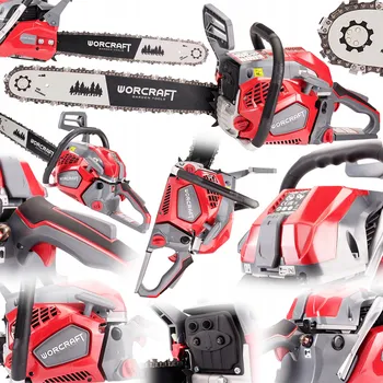 Motorová pila BENZÍNOVÁ ŘETĚZOVÁ PILA Worcraft GCS52-20D Pilka Na Větve 2200 W