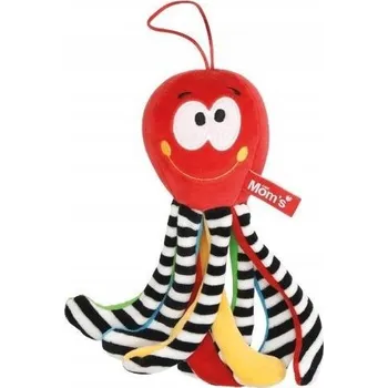 plyšák Plyšový Mazlíček Přítulníček Mom's Care Mini chobotnice červená 9x28 cm