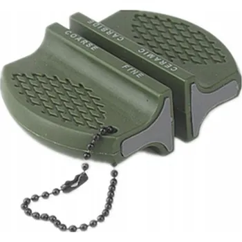 BROUSEK NA NOŽE KERAMICKÝ BIVAKOVACÍ RYBÁŘSKÝ BROUSEK ČERNÝ PRO OSTŘENÍ