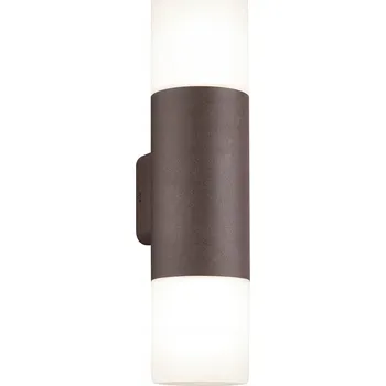 Nástěnné svítidlo Zahradní nástěnné svítidlo Trio bílé, oranžové patice E27 28 W