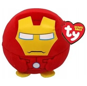 plyšák 42565-IRON MAN TY PUFFIES MARVEL IRON MAN KRÁSNÁ PLYŠOVÁ HRAČKA ORIGINÁL 3+