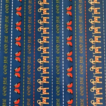 Obraz Balicí papír tmavě modrý se vzorem sobí, 57 cm x 2 m (2 m²)