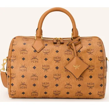 Kabelka Mcm Dámská Kabelka Ella Boston Medium, koňaková / zlatá /...