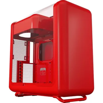 PC skříň HYTE skříň X50 Cherry / prosklená zaoblená bočnice / bez zdroje / 1x USB-C / 2x USB-A /