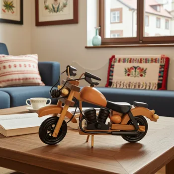 Motorka model 1 ruční práce / Dřevo 18 cm