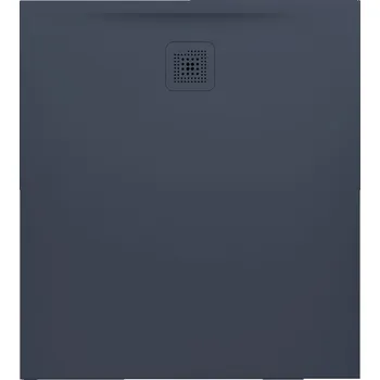 Sprchová vanička LAUFEN PRO Sprchová vanička, obdélníková, s odtokem na kratší straně, materiál Marbond 1000x900, Antracit - H2109570780001