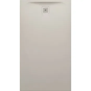 Sprchová vanička LAUFEN PRO Sprchová vanička, obdélníková, s odtokem na kratší straně, materiál Marbond 1600x900, Béžová matná - H2139591860001