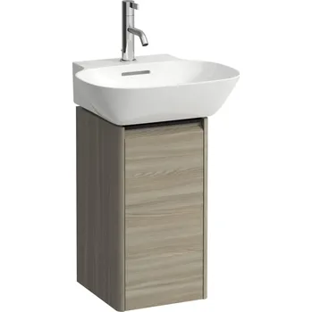 Koupelnový nábytek LAUFEN BASE Skříňka pod umyvadlo, 1 dvířka, závěsy vpravo, 1 vnitřní polička, pro umývátko 815301 275x295, Světlý jilm - H4030141102621