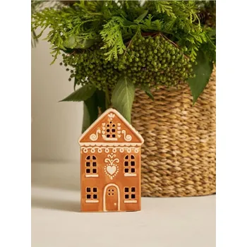 Lampička Sinsay - LED lampička ve tvaru domečku - hnědá - 551FS-88X - 551FS-88X-ONE