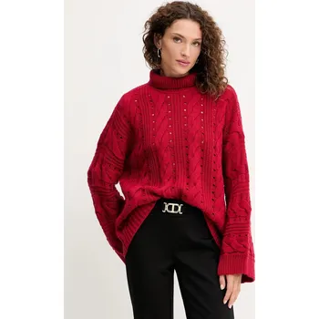 Dámský svetr Vlněný svetr Twinset 252TT3101 červená 33X, vel. XS/S