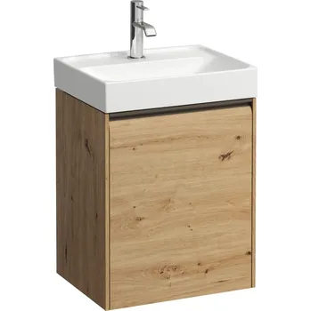 Nábytek LAUFEN MEDA Skříňka pod umyvadlo, 1 dvířka, závěsy vlevo, pro umyvadlo H815111 435x340, Divoký dub - H4215410112671