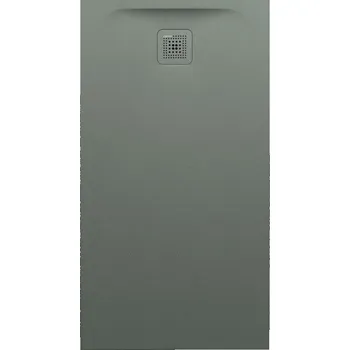 LAUFEN PRO Sprchová vanička, obdélníková, s odtokem na kratší straně, materiál Marbond 1300x700, Betonově šedá - H2129520790001