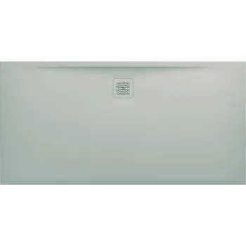 LAUFEN PRO Sprchová vanička, obdélníková, s odtokem na delší straně, materiál Marbond 1600x800, Light grey - H2109540770001