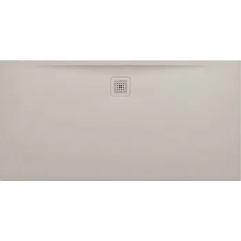 LAUFEN PRO Sprchová vanička, obdélníková, s odtokem na delší straně, materiál Marbond 1600x800, Béžová matná - H2109541860001