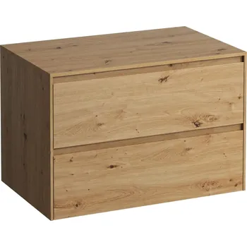 Nábytek LAUFEN LANI Zásuvkový element 800, se 2 zásuvkami, bez výřezu, top 12 mm 785x495, Divoký dub - H4043101122671