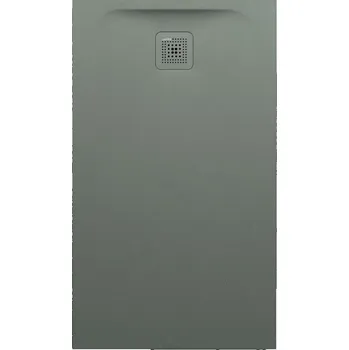 Sprchová vanička LAUFEN PRO Sprchová vanička, obdélníková, s odtokem na kratší straně, materiál Marbond 1200x700, Betonově šedá - H2129510790001