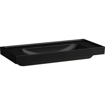 Umyvadlo LAUFEN MEDA Umyvadlo, odkládací plocha vpravo a vlevo 1000x460, Černá mat - H8101197161121