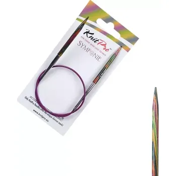 Jehlice KnitPro Symfonie kruhové fixní jehlice 4,5mm 40cm (KnitPro Symfonie kruhové dřěvěné jehlice 4,5mm 40cm)