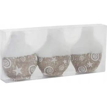 Vánoce Vánoční koule 3ks HYDROVAK 12 cm | WAD7626