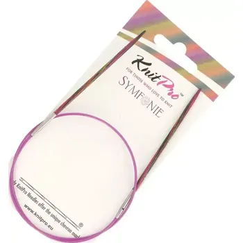 Jehlice KnitPro Symfonie kruhové fixní jehlice 2,5mm 50cm (KnitPro Symfonie kruhové dřěvěné jehlice 2,5mm 50cm)