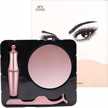 Péče o řasy a obočí Magnetické řasy z umělých vláken s oční linkou - Přirozené