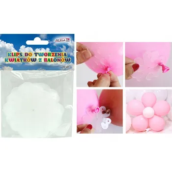 Balónky bílé klasické 6 ks