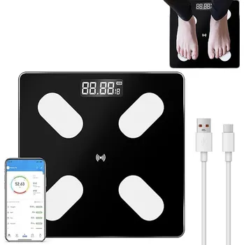 IP kamera INTELIGENTNÍ VÁHA S BLUETOOTH A APLIKACÍ PRO MĚŘENÍ HMOTNOSTI A VODY V TĚLE