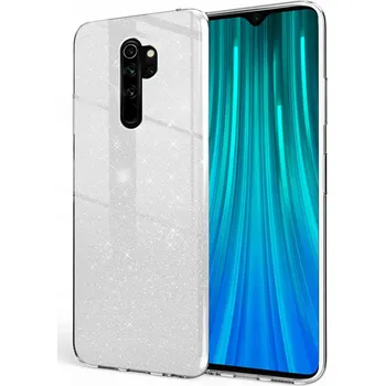 Pouzdro na mobilní telefon Pouzdro Brokátové pro Xiaomi Redmi Note 8 Pro - Pevné, Odolné, 3v1 + Sklo 9h