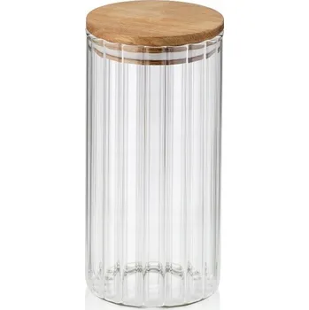 Dóza na potraviny Zásobní dóza Dorothea sklo transparentní 18,0cm 9,0cm 0,9l