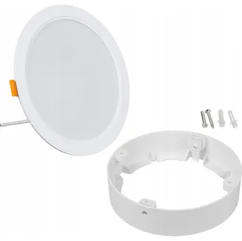 LED stropní panel stropní svítidlo 18W + rámeček pro povrchovou montáž