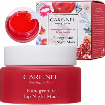 Péče o rty Noční maska na rty "Granátové jablko" Carenel Pomegrant Lip Night Mask 23g