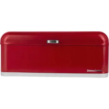 Chlebník jednodílný Vintage Cuisine červený ocel
