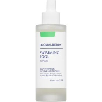 Pleťové sérum EQQUALBERRY Swimming Pool Ampoule intenzivně hydratační sérum se zklidňujícím účinkem 50 ml