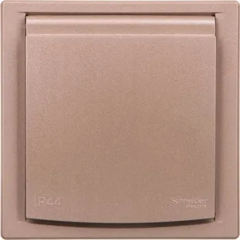 Elektrická zásuvka Elektrická Zásuvka hermetická Schneider Electric hnědá