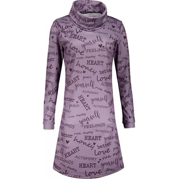 Dámská mikina Dámská prodloužená mikina premium ALTISPORT VOJ/ALW067MI06 FIALOVÁ M