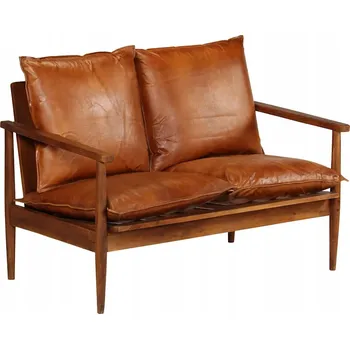 Pohovka Pohovka VidaXL 116 x 69 cm pravá kůže hnědá