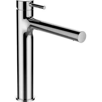 Vodovodní baterie LAUFEN twinplus Umyvadlová stojánková páková baterie pro umyvadlové mísy Eco+, bez automatické výpusti, s výtokem 180 mm, průtok 5,7 l/min, chrom 1x1, no colour - HF905414100060