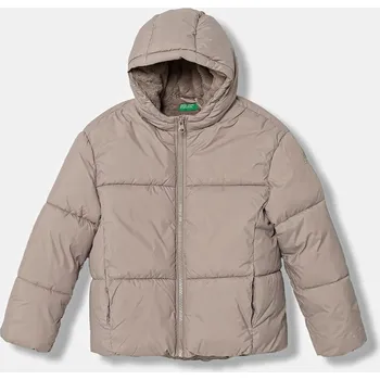Chlapecká bunda Dětská bunda United Colors of Benetton 2SJ1CN05D.G.Season.9BYA hnědá 84X, vel. 130