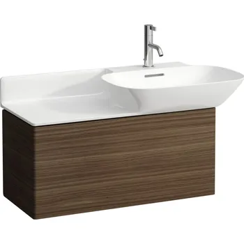 Koupelnový nábytek LAUFEN INO Skříňka pod umyvadlo, s 1 zásuvkou, včetně instalačního setu H494012, organizér pro INO H495411 nutno objednat zvlášť, pro umyvadla H813301, H813302 770x350, Ořech - H4254010301711