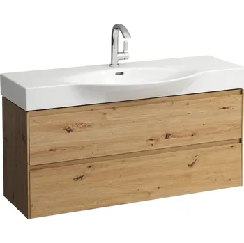 Nábytek LAUFEN LANI|PALACE Skříňka pod umyvadlo, se 2 zásuvkami, pro umyvadlo H811704 1180x370, Divoký dub - H4042221122671