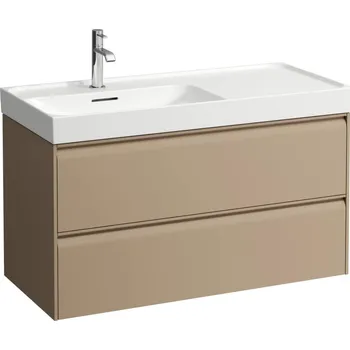 Koupelnový nábytek LAUFEN MEDA Skříňka pod umyvadlo, 2 zásuvky, pro umyvadlo H817118 985x450, Cappuccino - H4217520114651