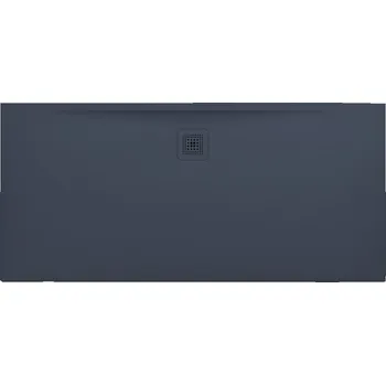 LAUFEN PRO Sprchová vanička, obdélníková, s odtokem na delší straně, materiál Marbond 1600x750, Antracit - H2139570780001