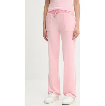 Tepláky Juicy Couture DEL RAY POCKETED PANT JCAP180 růžová 03X, vel. XL