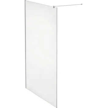 LAUFEN PRO Sprchová zástěna Walk-In 140 × 200 cm, tloušťka skla 8 mm, s upevňovacími prvky pro sprchové vaničky do šířky 100 cm 1380x76, Chrom - H2609530040001